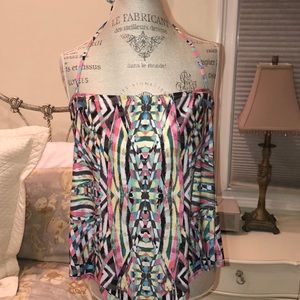 Becca Geometric Tankini Set